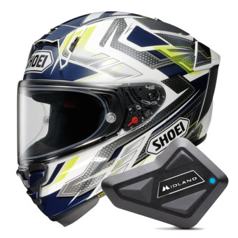 Casque Integrale Shoei X-SPR Pro Escalate TC-2 + Kit Bluetooth BT Mini Casque Integrale Shoei X-SPR Pro Escalate TC-2 + Kit Bluetooth BT Mini