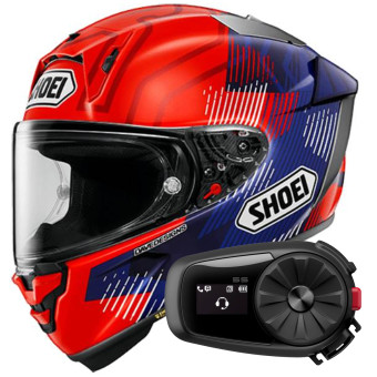 Casque Integrale Shoei X-SPR Pro Marquez 8 TC-1 + Kit Bluetooth 5S Solo Casque Integrale Shoei X-SPR Pro Marquez 8 TC-1 + Kit Bluetooth 5S Solo