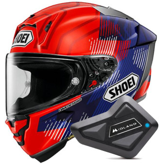 Casque Integrale Shoei X-SPR Pro Marquez 8 TC-1 + Kit Bluetooth BT Mini Casque Integrale Shoei X-SPR Pro Marquez 8 TC-1 + Kit Bluetooth BT Mini