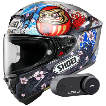 Integrale Shoei X-SPR Pro Marquez Motegi 5 TC-1 + Kit Bluetooth Lokui K30