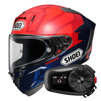 Casque Integrale Shoei X-SPR Pro Marquez TC-1 + Kit Bluetooth 5S Solo Casque Integrale Shoei X-SPR Pro Marquez TC-1 + Kit Bluetooth 5S Solo