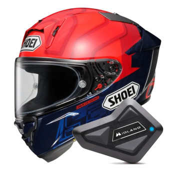 Casque Integrale Shoei X-SPR Pro Marquez TC-1 + Kit Bluetooth BT Mini Casque Integrale Shoei X-SPR Pro Marquez TC-1 + Kit Bluetooth BT Mini