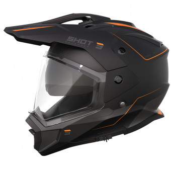 Casque Integrale SHOT Trek Rally Black Orange Matt Casque Integrale SHOT Trek Rally Black Orange Matt