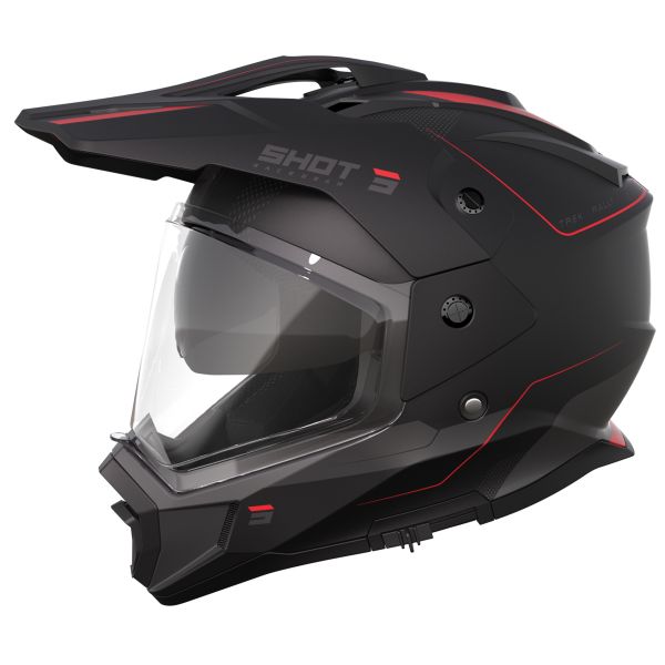 Integrale SHOT Trek Rally Black Red Matt