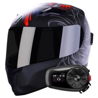 Integrale Stormer Wise Fear Matt + Kit Bluetooth 5S Solo
