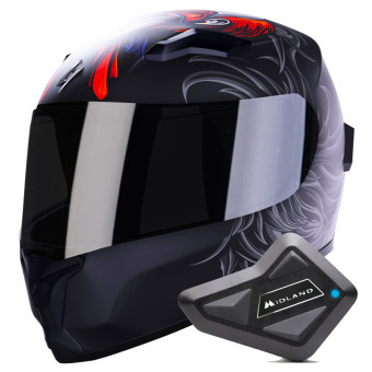 Integrale Stormer Wise Fear Matt + Kit Bluetooth BT Mini