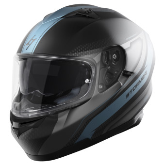 Integrale Stormer ZS-801 Elite Grey Blue Metal Matt