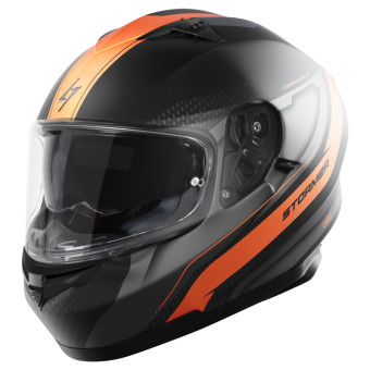 Integrale Stormer ZS-801 Elite Neon Orange Metal Matt