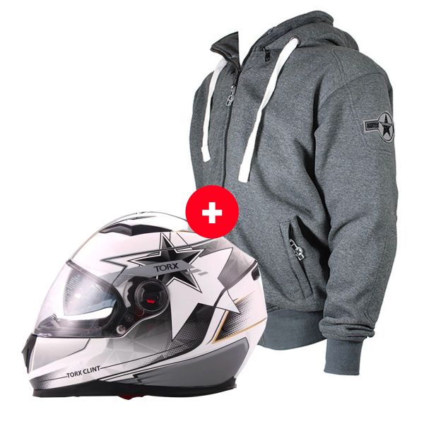 Integrale Torx Clint Pilot White Black + Patriot Anthracite