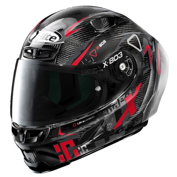 Casco Moto X-lite X-803 RS Carbon Darko Red 37 pronto per l'invio |  iCasque.it