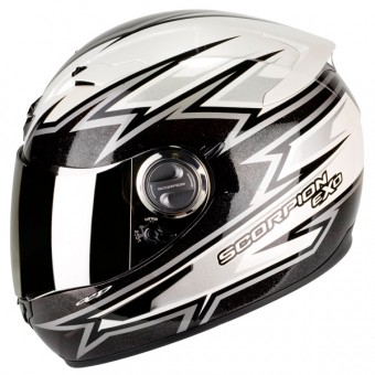 Scorpion EXO 500 Air Da Costa Bianco Nero Argent