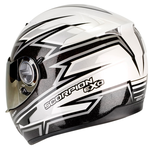 Scorpion EXO 500 Air Da Costa Bianco Nero Argent