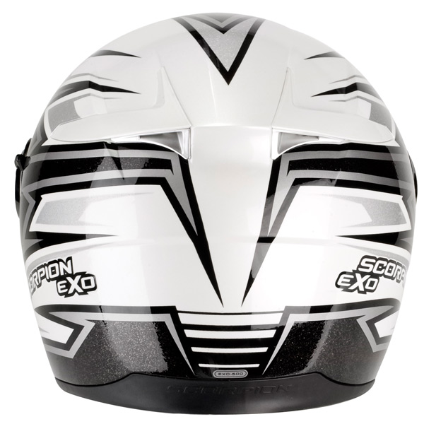 Scorpion EXO 500 Air Da Costa Bianco Nero Argent