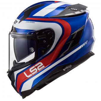 LS2 Challenger Fusion Blue Red FF327