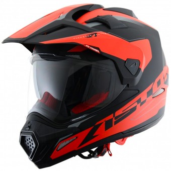 Casque Integrale Astone Cross Tourer Adventure Matt Black Red Casque Integrale Astone Cross Tourer Adventure Matt Black Red