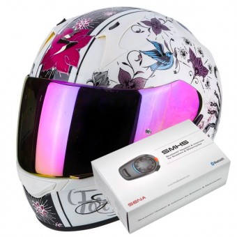 Casque Integrale Scorpion Exo 390 Chica Pearl White Black Casque Integrale Scorpion Exo 390 Chica Pearl White Black