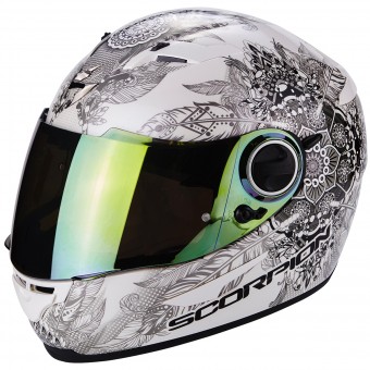 Casque Integrale Scorpion Exo 490 Dream White Chameleon Casque Integrale Scorpion Exo 490 Dream White Chameleon