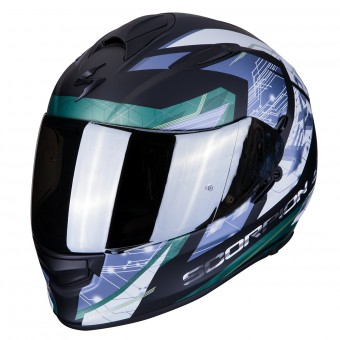 Integrale Scorpion Exo 510 Air Clarus Nero Opaco Argento