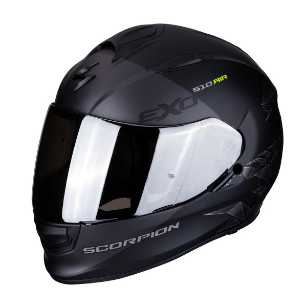 Integrale Scorpion Exo 510 Air Pique Nero Opaco Argento
