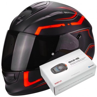 Integrale Scorpion Exo 510 Air Radium Matt Black Orange