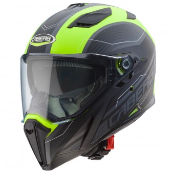 Integrale Caberg Jackal Supra Nero Opaco Antracite Giallo