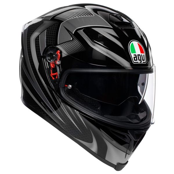 Integrale AGV K-5 S Hurricane 2.0 Nero Argento