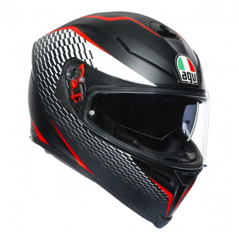 Integrale AGV K-5 S Thunder Matt Black White Red
