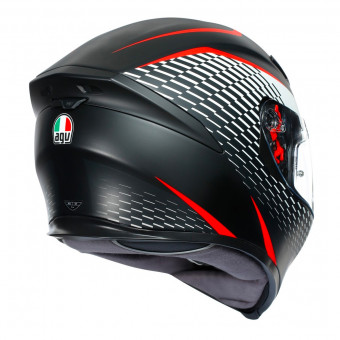 AGV K-5 S Thunder Matt Black White Red