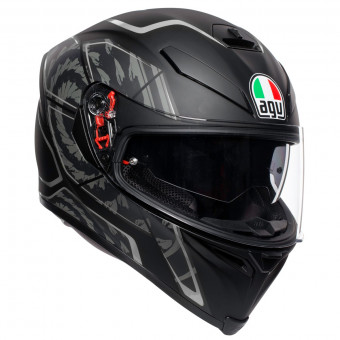 Integrale AGV K-5 S Tornado Nero Argento