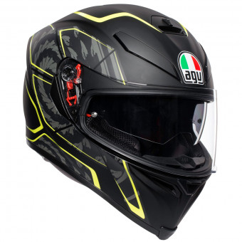 Integrale AGV K-5 S Tornado Nero Giallo Fluo
