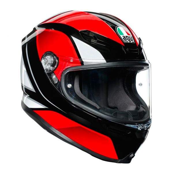 Integrale AGV K-6 Hyphen Black Red White