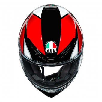 AGV K-6 Hyphen Black Red White