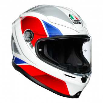 Integrale AGV K-6 Hyphen White Red Blue