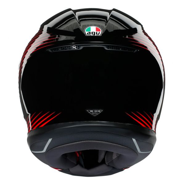 AGV K-6 Rush Black Red