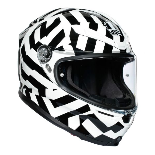Integrale AGV K-6 Secret Black White