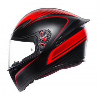 AGV K1 Warmup Nero Opaco Rosso