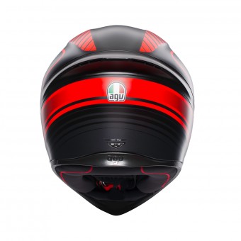 AGV K1 Warmup Nero Opaco Rosso