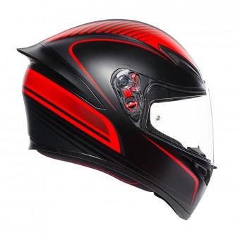 AGV K1 Warmup Nero Opaco Rosso