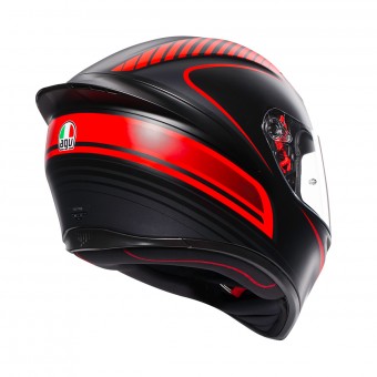 AGV K1 Warmup Nero Opaco Rosso