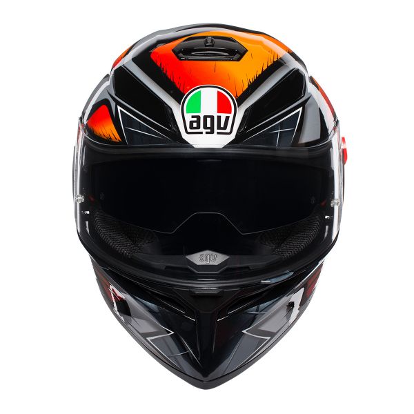 AGV K3 SV Liquefy Nero Arancione