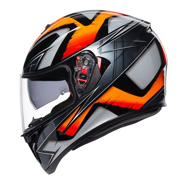 AGV K3 SV Liquefy Nero Arancione