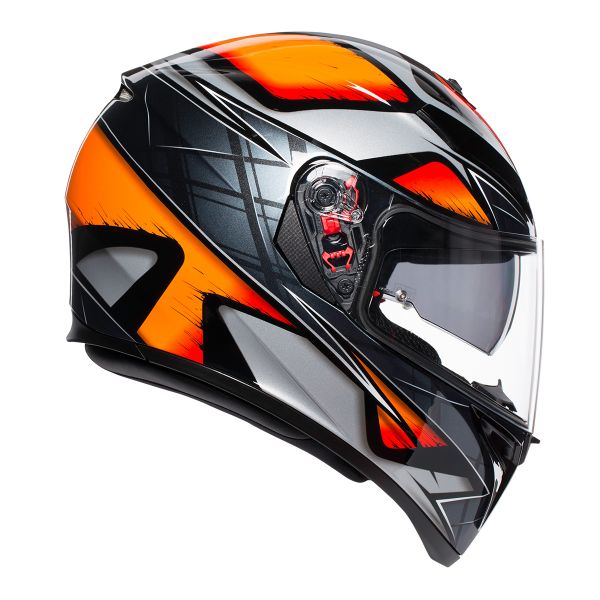 AGV K3 SV Liquefy Nero Arancione