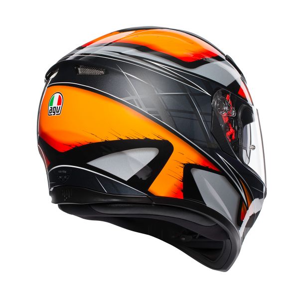 AGV K3 SV Liquefy Nero Arancione