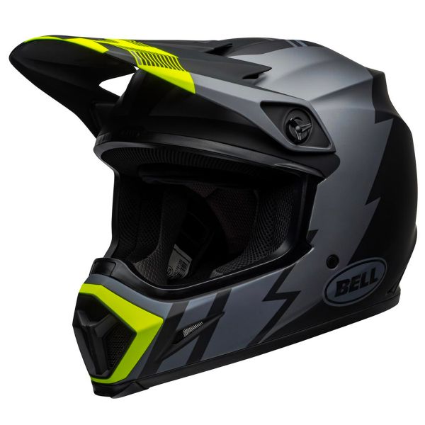 Cross Bell MX-9 Mips Strike Matt Grey Black Hi-Viz