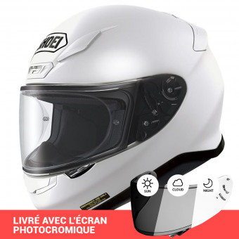 Integrale Shoei NXR White + Visiera Fotocromatica
