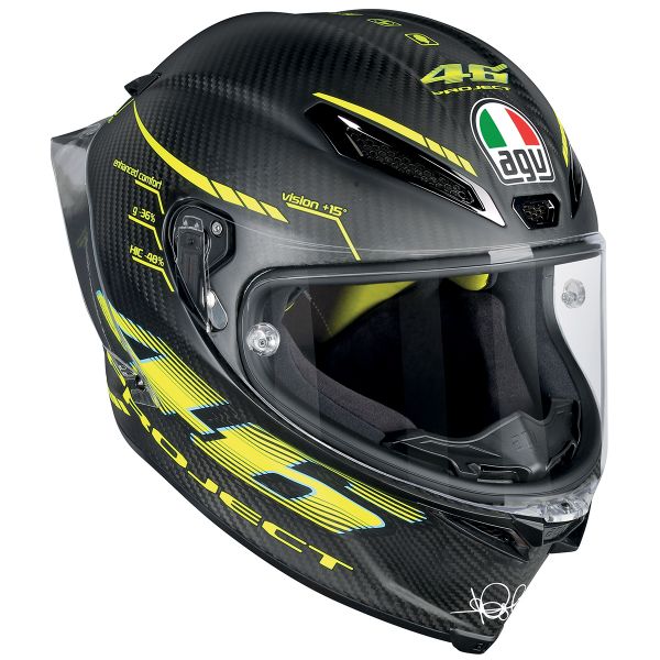 Integrale AGV Pista GP R Top Project 46 2.0 Carbon Matt