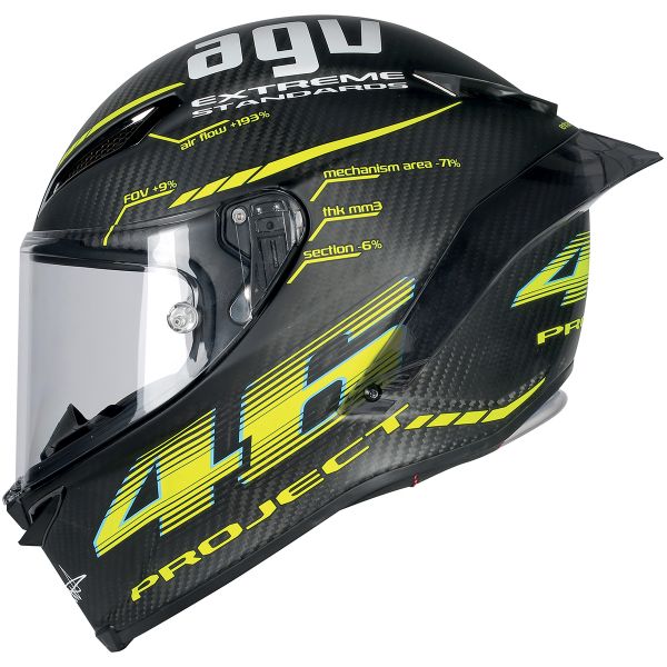 AGV Pista GP R Top Project 46 2.0 Carbon Matt