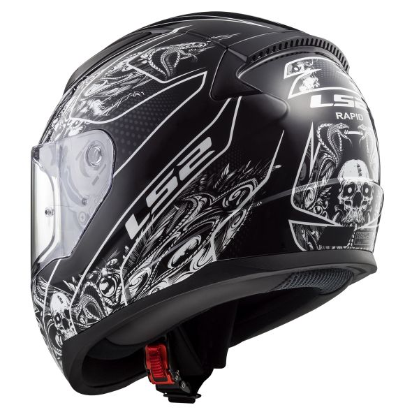 LS2 Rapid Crypt Black White FF353