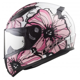 LS2 Rapid Poppies White Pink FF353