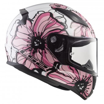 LS2 Rapid Poppies White Pink FF353